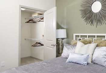 Oversized walk-in closets